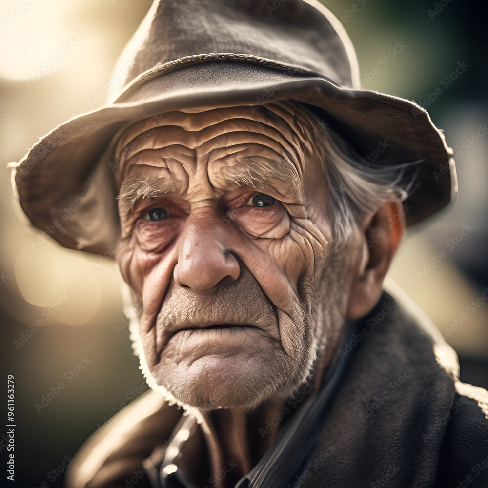 portrait of a old man portrait of a old man