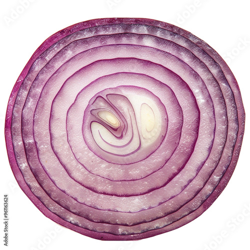 onion sliced isolated
