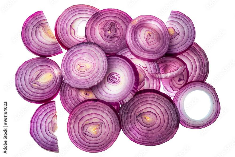 onion sliced isolated onion sliced isolated