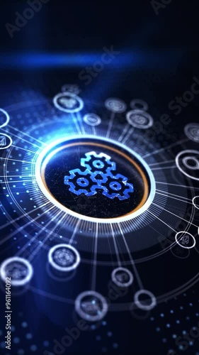 Mobile marketing concept.Business, Technology, Internet and network concept.