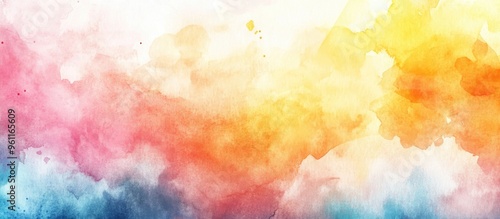 Vibrant Watercolor Abstract Background for Creative Projects and Design Inspirations