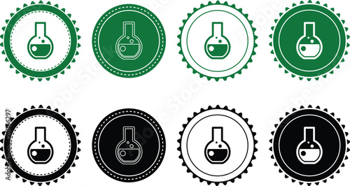 Ecology icon set. Ecology Stamps. Environment, sustainability, nature, recycle, renewable energy; electric bike, eco-friendly, forest, wind power, green symbol. Solid icons vector collection.