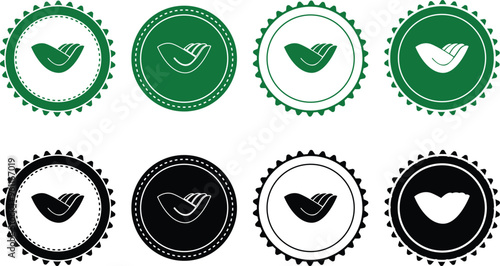 Ecology icon set. Ecology Stamps. Environment, sustainability, nature, recycle, renewable energy; electric bike, eco-friendly, forest, wind power, green symbol. Solid icons vector collection.