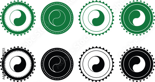 Ecology icon set. Ecology Stamps. Environment, sustainability, nature, recycle, renewable energy; electric bike, eco-friendly, forest, wind power, green symbol. Solid icons vector collection.