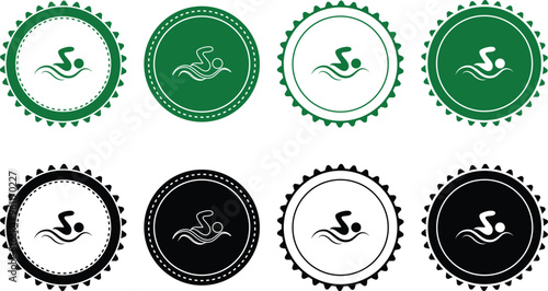 Ecology icon set. Ecology Stamps. Environment, sustainability, nature, recycle, renewable energy; electric bike, eco-friendly, forest, wind power, green symbol. Solid icons vector collection.