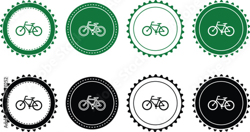 Ecology icon set. Ecology Stamps. Environment, sustainability, nature, recycle, renewable energy; electric bike, eco-friendly, forest, wind power, green symbol. Solid icons vector collection.