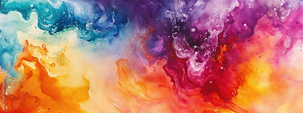 Vibrant Abstract Swirls: A Colorful Expression of Emotion and Movement Vibrant Abstract Swirls: A Colorful Expression of Emotion and Movement