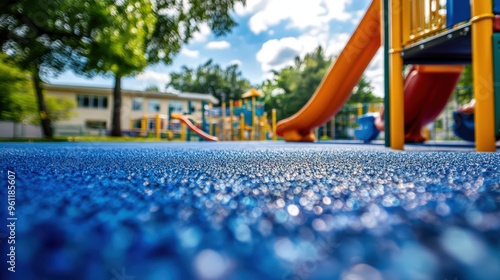 Wallpaper Mural Children’s playground park equipment, wallpaper background Torontodigital.ca
