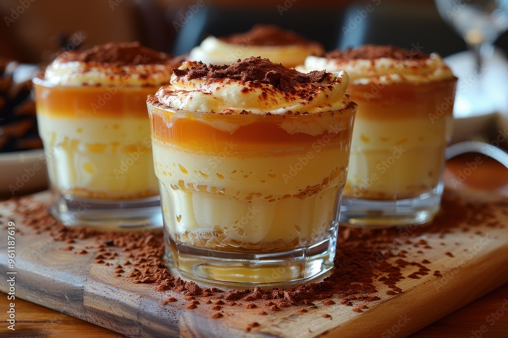 Peru: Suspiro de Limea A sweet, creamy dessert made with condensed milk, evaporated milk, and topped with a caramelized layer, served in a glass Peru: Suspiro de Limea A sweet, creamy dessert made with condensed milk, evaporated milk, and topped with a caramelized layer, served in a glass