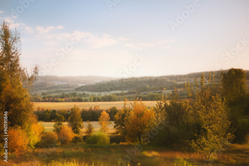 Cozy Landscape Background