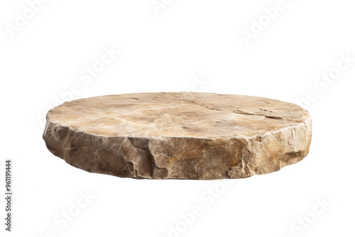 A stone base isolated on a transparent background