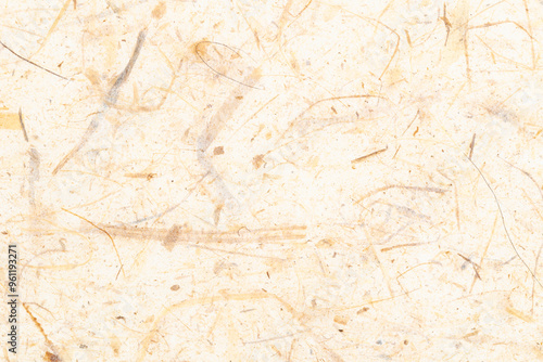 Mulberry paper texture with fiber from banana tree.