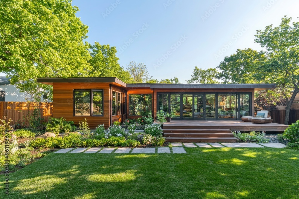 New Sustainable Single-Family Home with a Garden , ai New Sustainable Single-Family Home with a Garden , ai