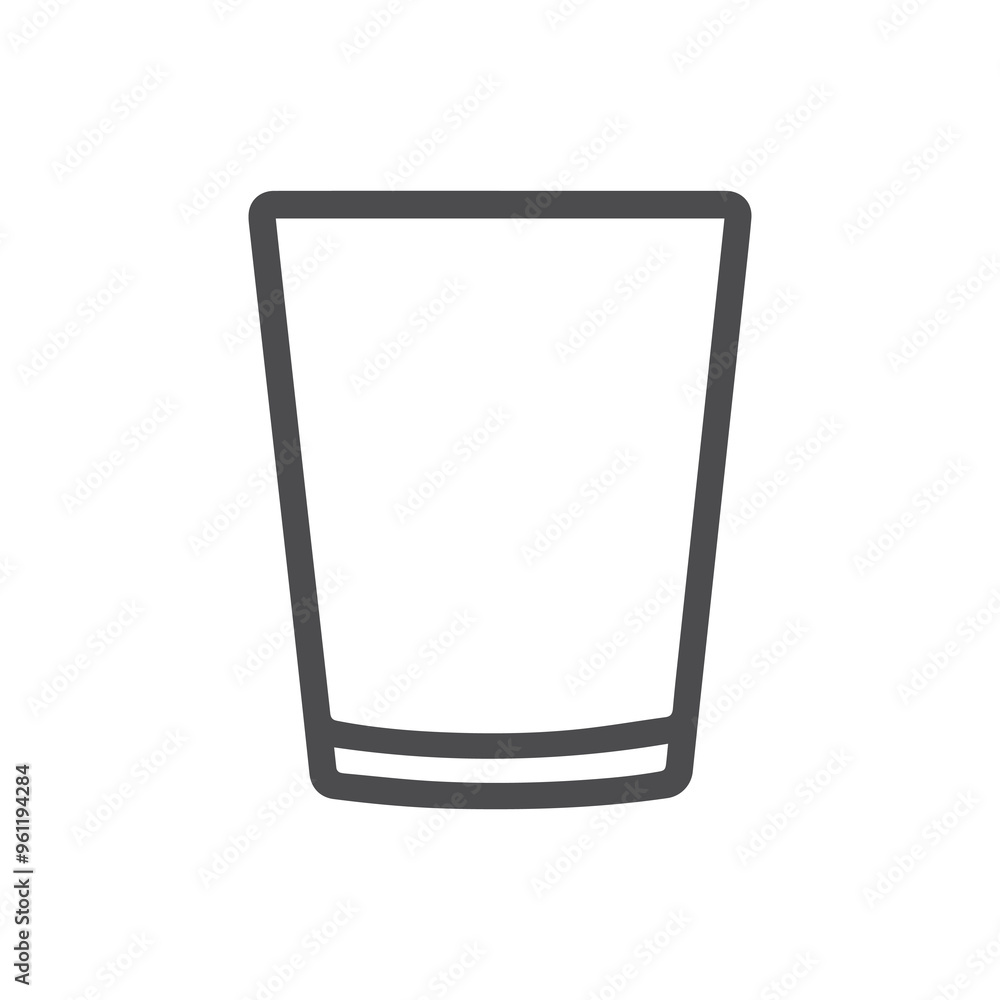 Glass cup water drink icon color and outline white background soft design. Glass cup water drink icon color and outline white background soft design.
