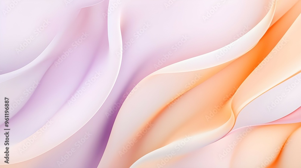 Fototapeta premium The abstract shapes wallpaper for web, banners, posters, backgrounds, and book covers with a soft warm, and calming visual experience.