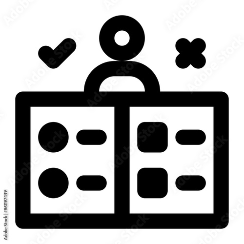 user acceptance, acceptance criteria, acceptance, acceptance test, project management outline icon