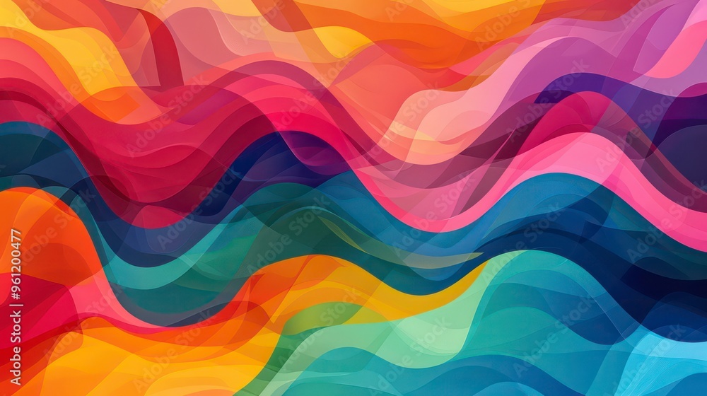 Obraz premium abstract colorful dynamic pattern background