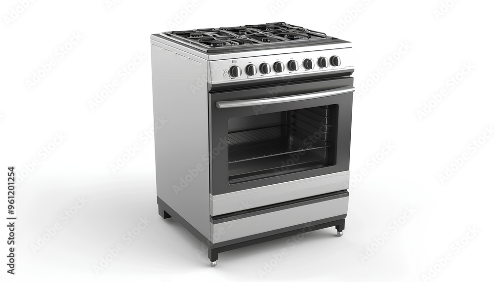 Fototapeta premium stove isolated on white background