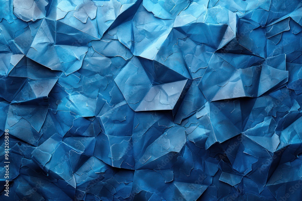 Triangular Illusion: A Vibrant Abstract Blue Background with Geometric Shapes and Triangles Triangular Illusion: A Vibrant Abstract Blue Background with Geometric Shapes and Triangles