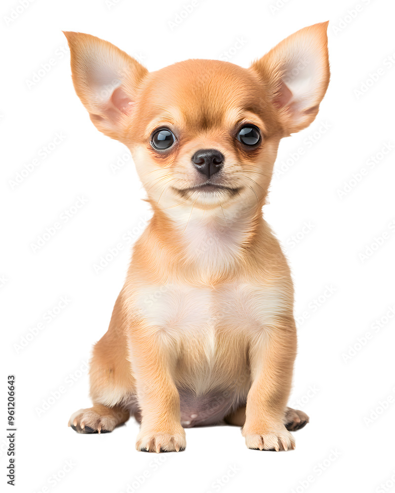 Small Chihuahua puppy isolated on transparent background Small Chihuahua puppy isolated on transparent background