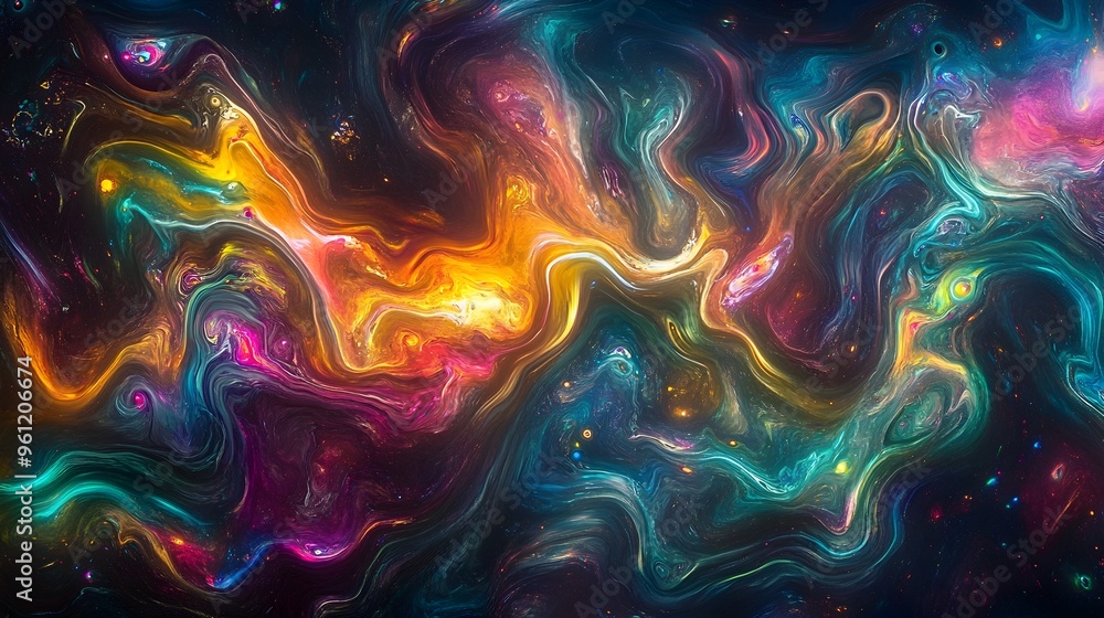 Mesmerizing holographic art piece featuring swirling patterns and iridescent colors that create a captivating and futuristic digital artwork Mesmerizing holographic art piece featuring swirling patterns and iridescent colors that create a captivating and futuristic digital artwork