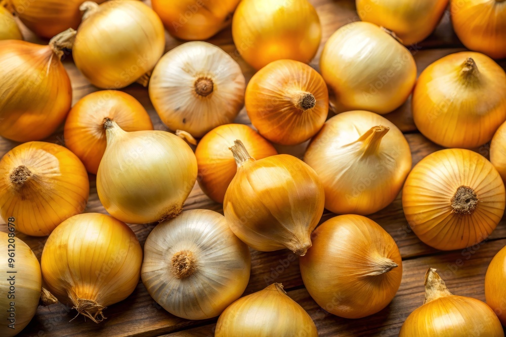 A small variety of yellow onion with a flat, round shape and a sweet, mild flavor profile that adds depth to any dish it's used in. A small variety of yellow onion with a flat, round shape and a sweet, mild flavor profile that adds depth to any dish it's used in.