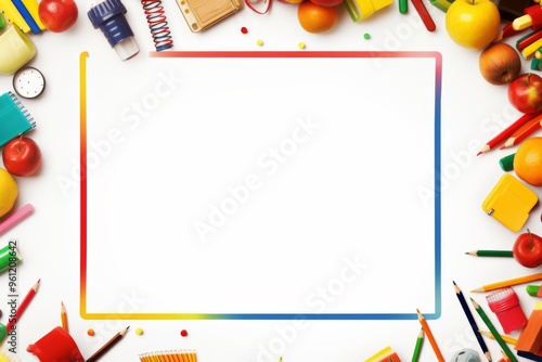 School Theme borderline Background