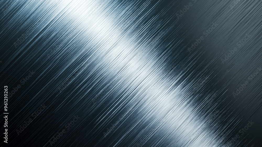 A silver metal object with a lot of lines and a shiny surface A silver metal object with a lot of lines and a shiny surface