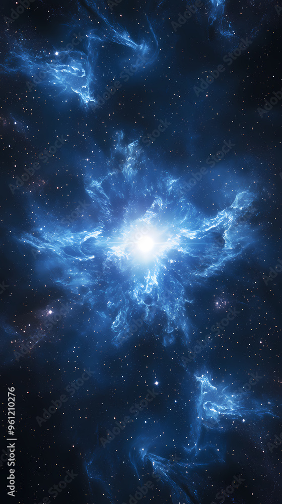 Fototapeta premium Spectacular scene of a supernova explosion