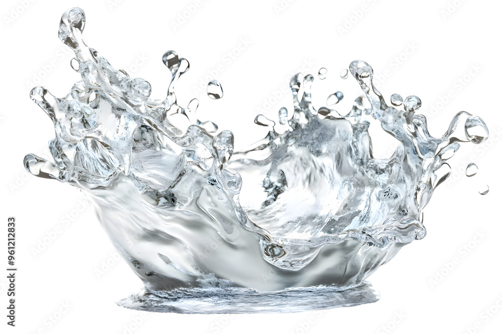 3d Molten silver splash isolated on transparent background 3d Molten silver splash isolated on transparent background
