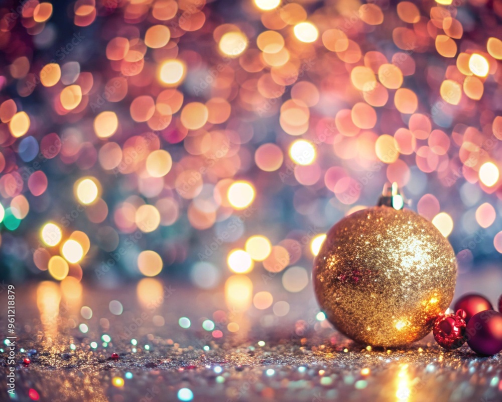 Abstract of Christmas and bokeh light with glitter background
Abstract of Christmas and bokeh light with glitter background