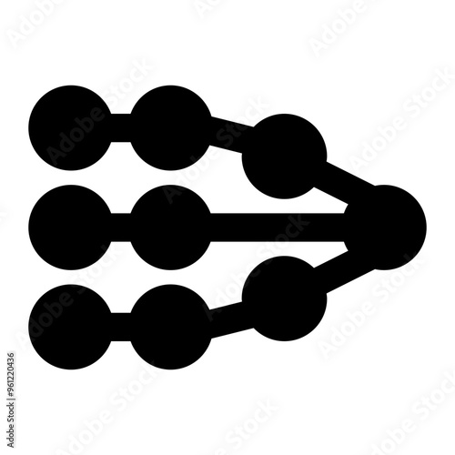 bottleneck, project management, project, work stage, dependencies solid or glyph icon