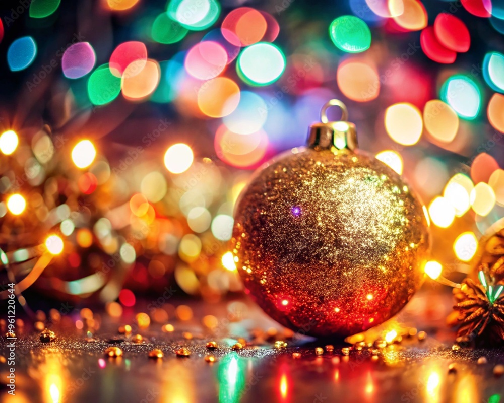 Abstract of Christmas and bokeh light with glitter background
Abstract of Christmas and bokeh light with glitter background
