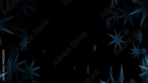 Abstract background with snowflakes