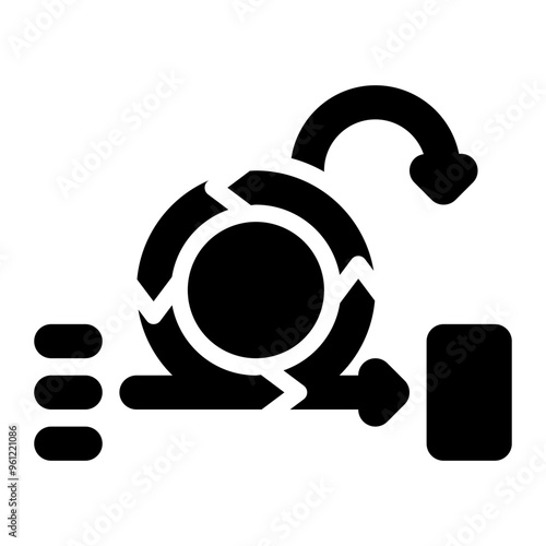 scrum, agile, iterative, methodology, project management solid or glyph icon