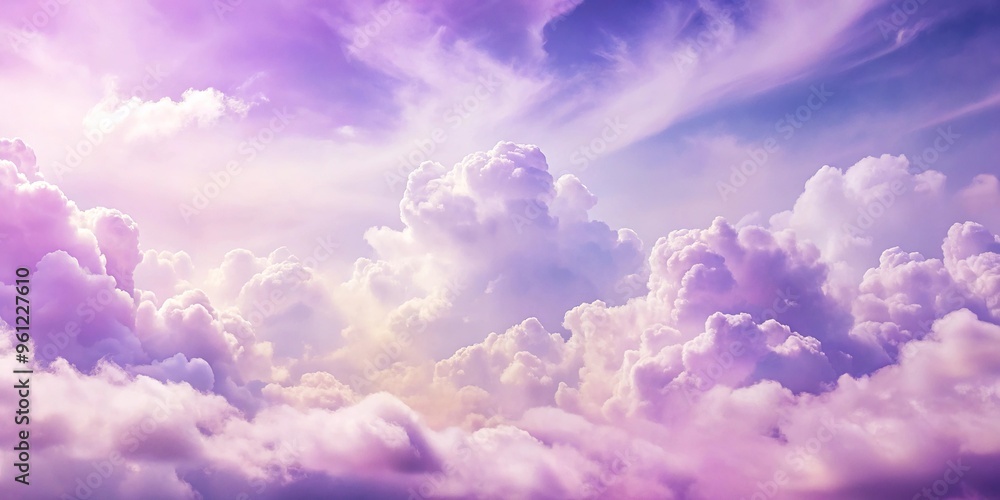 Abstract purple romantic background with clouds and sky in dreamy pastel tones Macro Abstract purple romantic background with clouds and sky in dreamy pastel tones Macro
