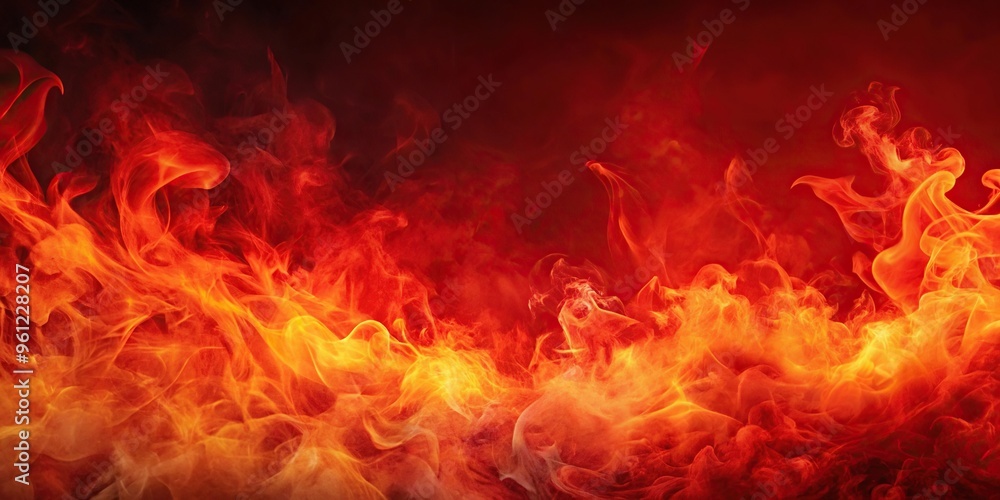 Abstract red background with smoke and fire leading lines Abstract red background with smoke and fire leading lines
