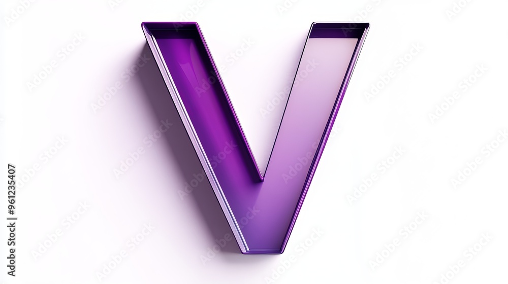 Isolated 3D letter Isolated 3D letter