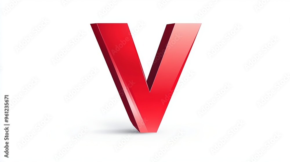 Isolated 3D letter Isolated 3D letter