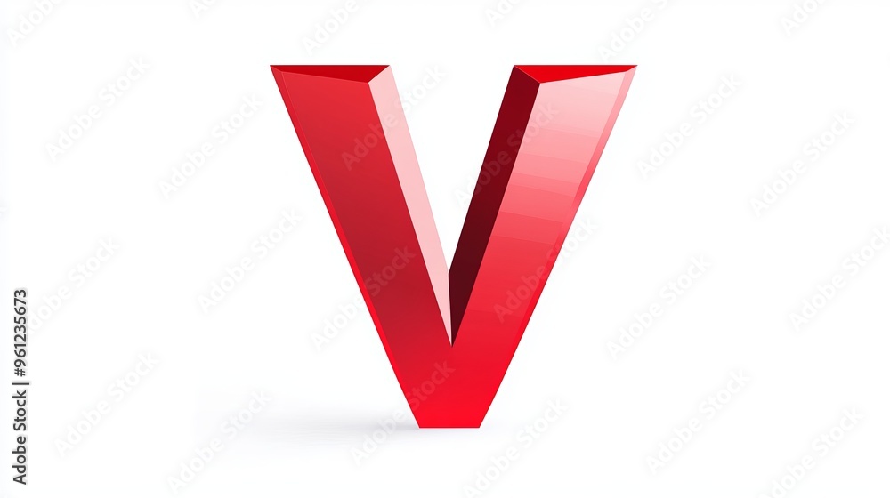 Isolated 3D letter Isolated 3D letter