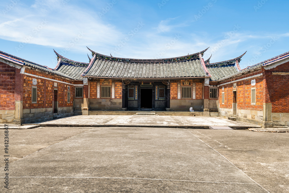 Building view of the Lee Teng-fan's Ancient Residence in Daxi of Taoyuan, Taiwan. Building view of the Lee Teng-fan's Ancient Residence in Daxi of Taoyuan, Taiwan.
