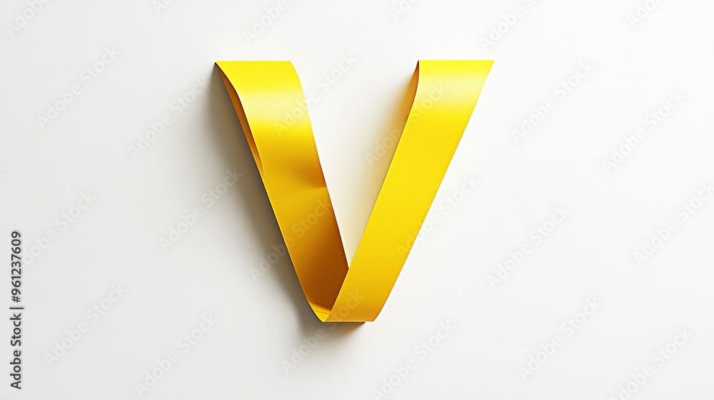 Volumetric letter Volumetric letter