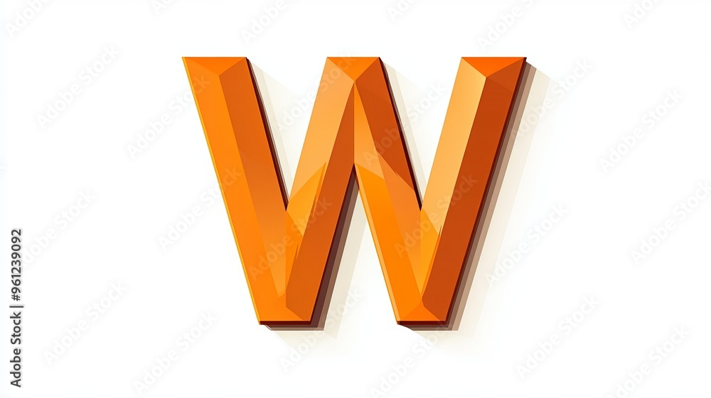 3D version of the letter 3D version of the letter