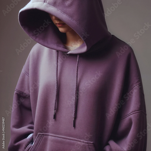 Mockup with hoodie. AI