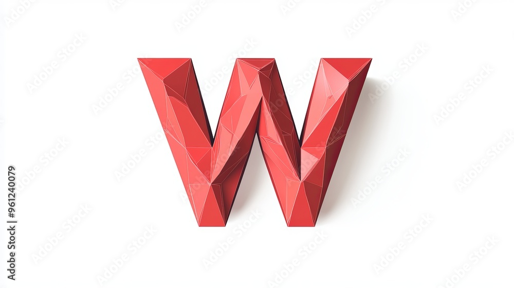 Volumetric letter Volumetric letter