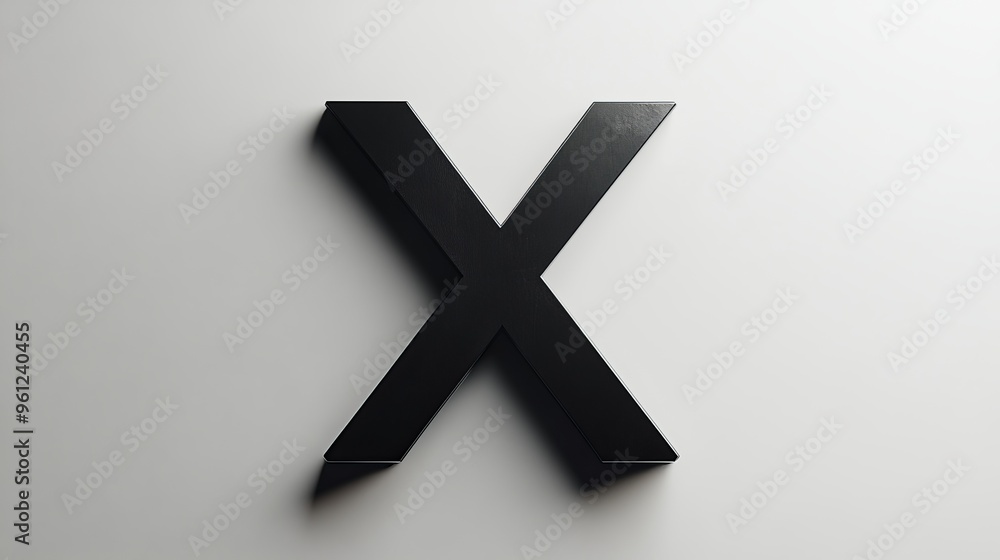 Obraz premium 3D letter