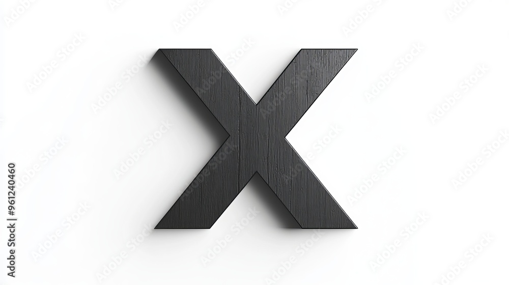 Obraz premium 3D letter