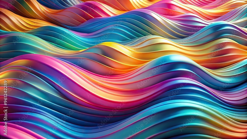 Abstract waves of color Abstract waves of color