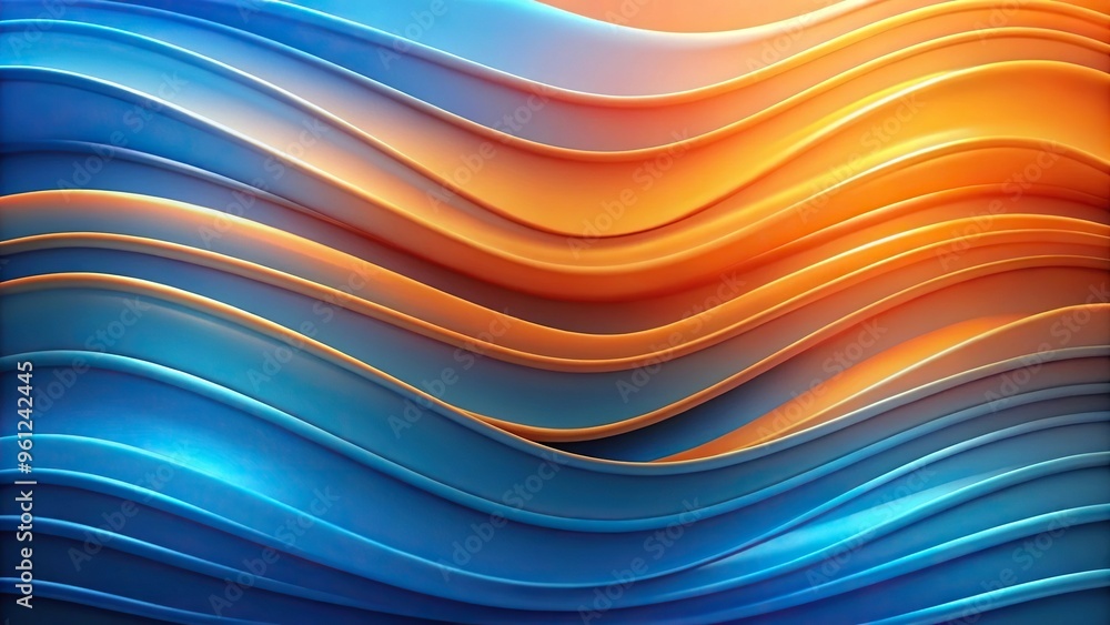 Abstract wavy background with blue and orange gradient, perfect for stock photo Abstract wavy background with blue and orange gradient, perfect for stock photo