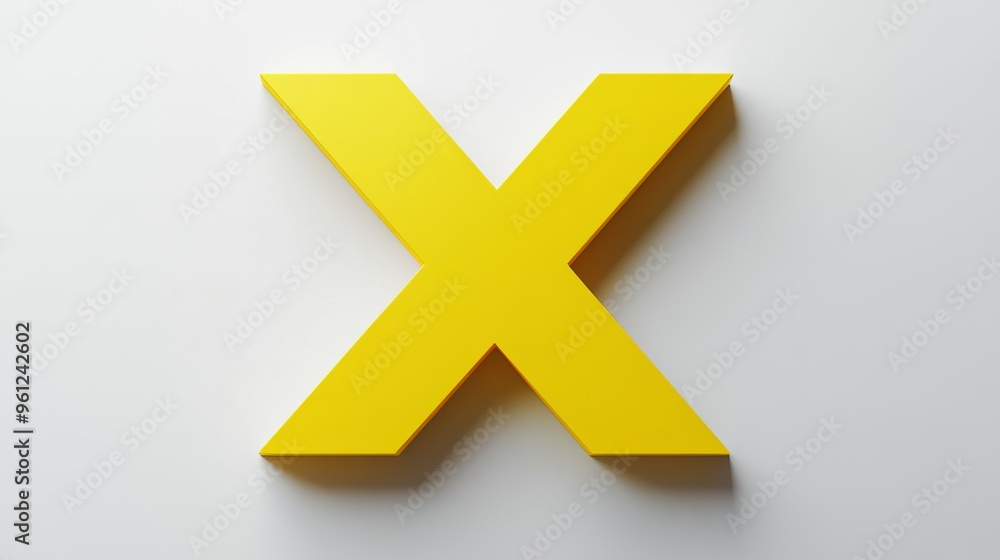 Volumetric letter Volumetric letter